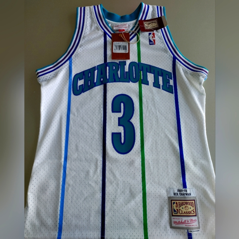 Michelle And Ness NBA Charlotte Hornets Jersey NWT